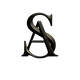 Monogram logo with interlocking letters 'S' and 'A' on a white background