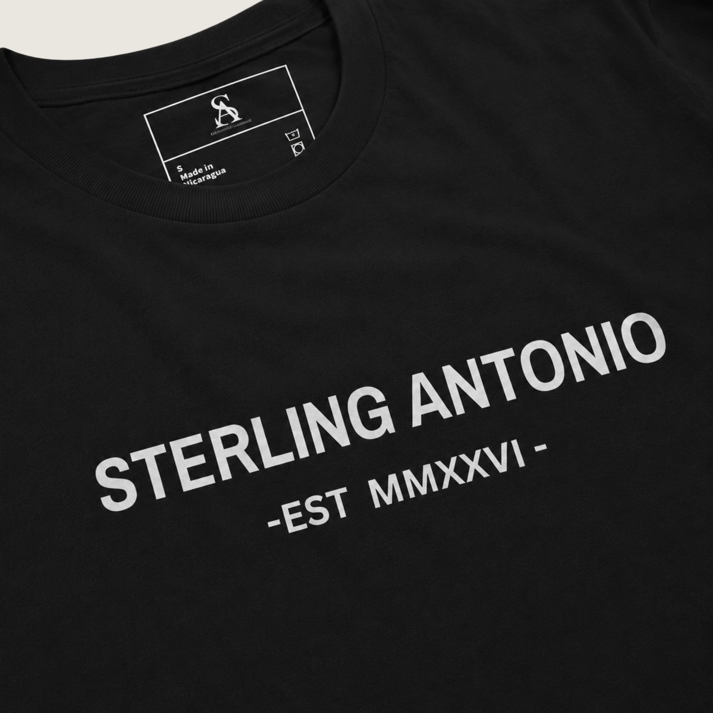 Sterling Antonio Signature T-Shirt - Black