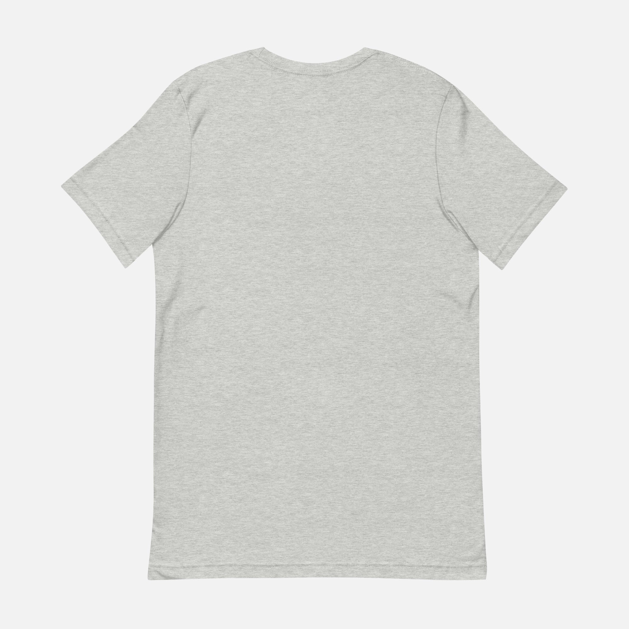 Gray t-shirt on a white background