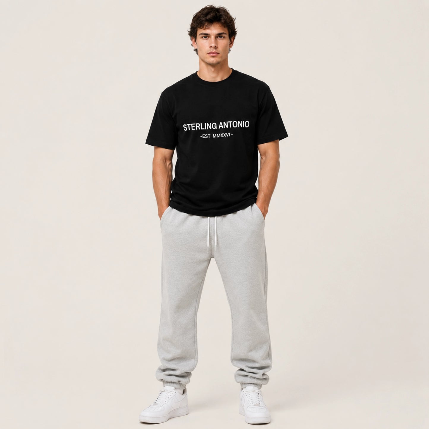 Sterling Antonio Signature T-Shirt - Black